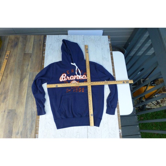 NFL Denver Broncos Men's pullover aplique G-III Hoodie Sweatshirt (Medium) - Picture 4 of 9